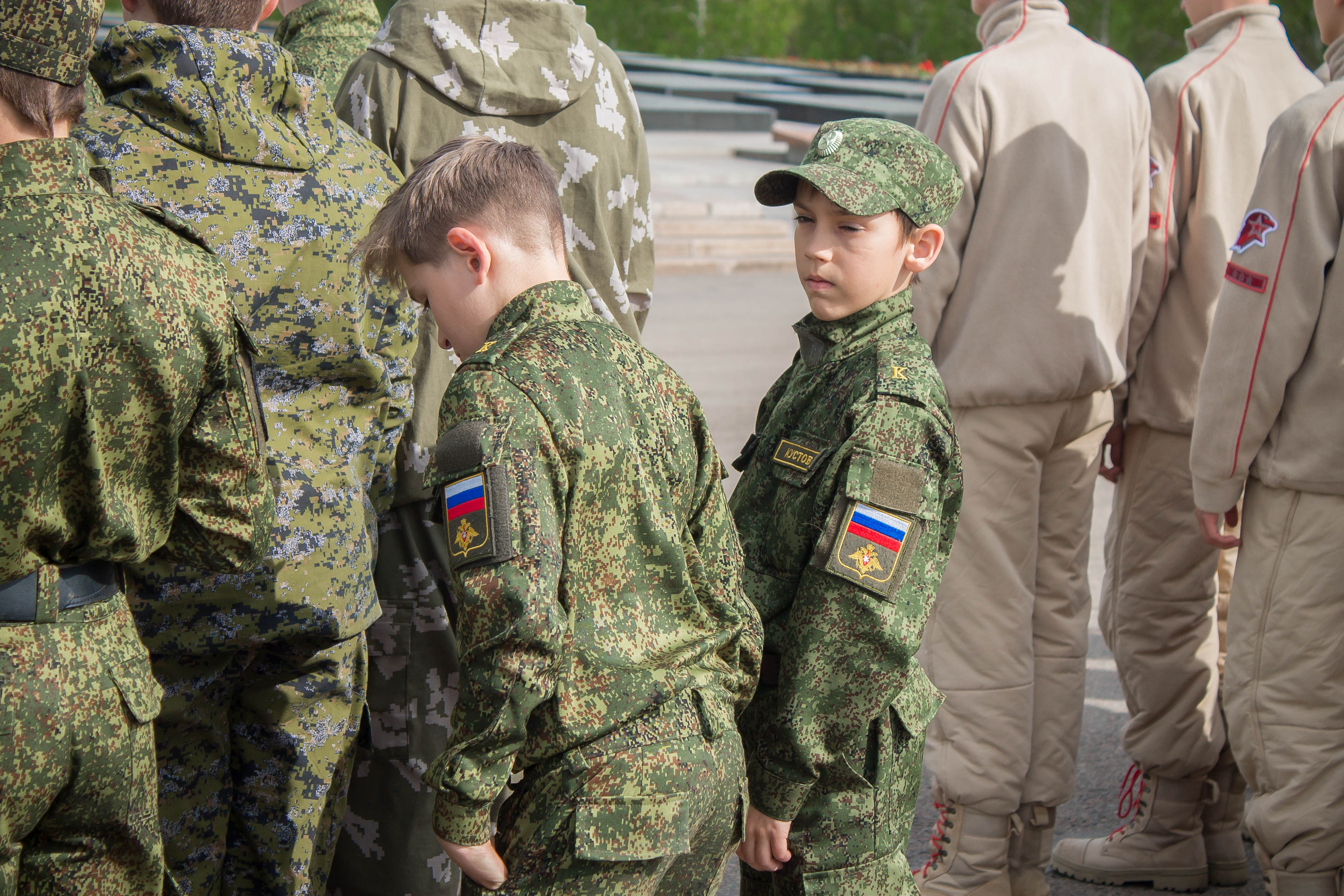 Полевая форма юнармейцев