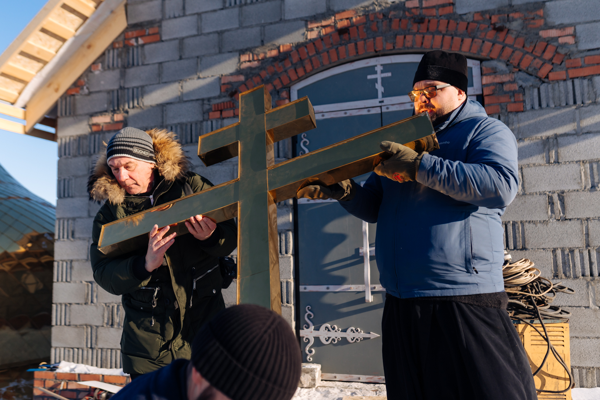 В Магнитогорске установили купол на строящийся Храм в Честь Всех Святых -  Новости Магнитогорска - Магсити74