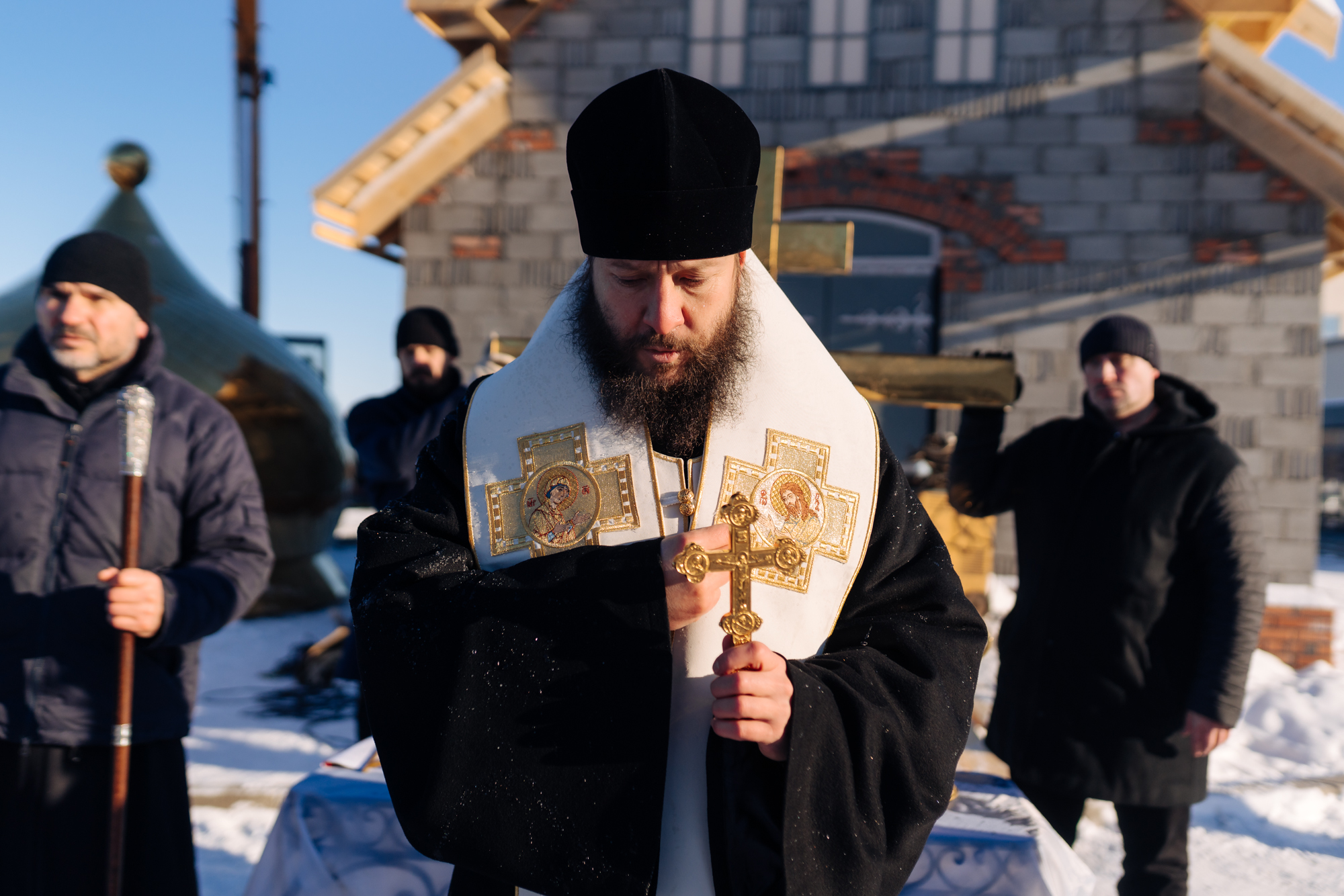 В Магнитогорске установили купол на строящийся Храм в Честь Всех Святых -  Новости Магнитогорска - Магсити74