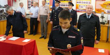 Молодые полицейские приняли присягу в Магнитогорске